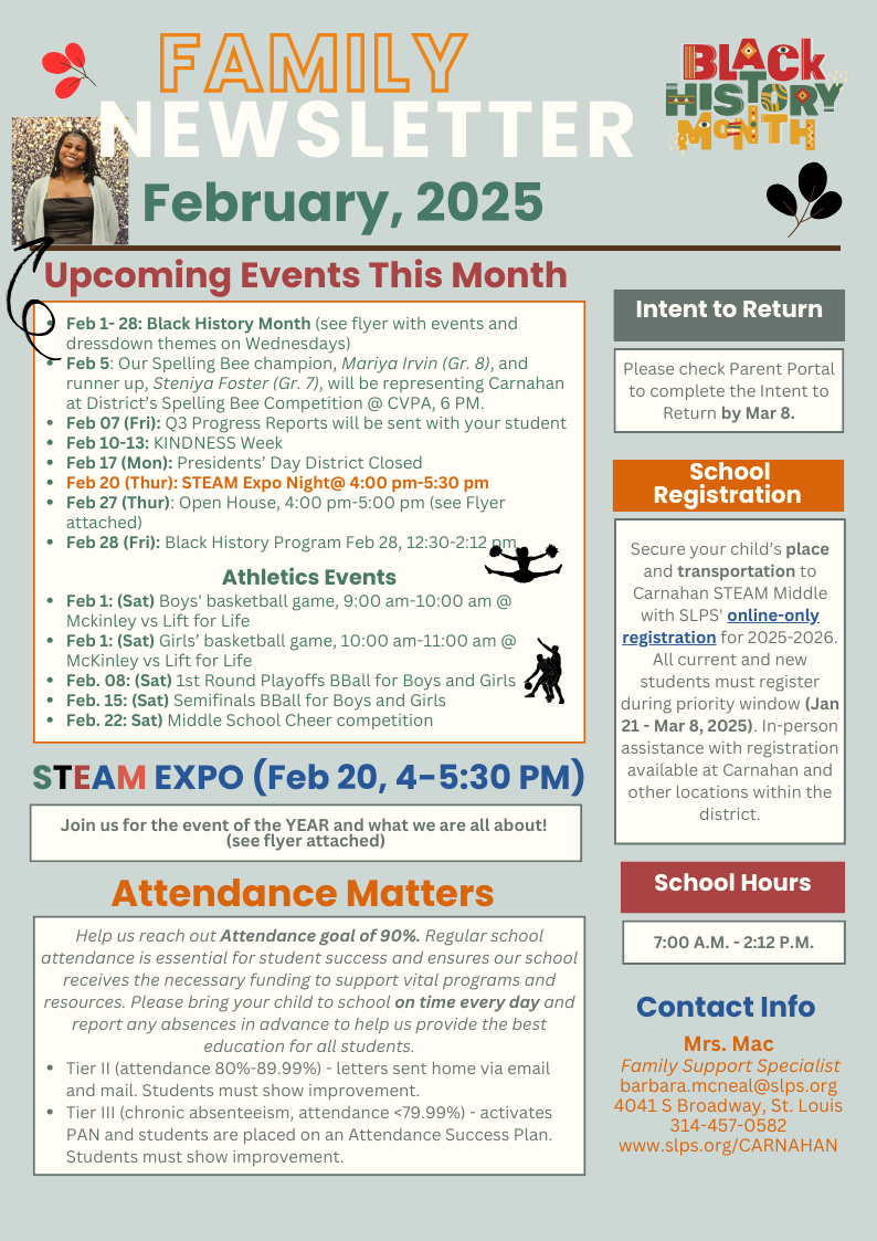 Feb 2025 Family Newsletter